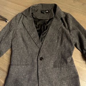Gray blazer